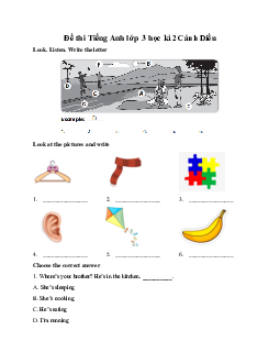 Đề thi Tiếng Anh lớp 3 học kì 2 - Số 3 | Explore Our World
