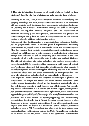 Case study question 2  - Management Information System | Trường Đại học Quốc tế, Đại học Quốc gia Thành phố HCM