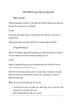 Giải KHTN Lớp 6 Bài 55: Ngân Hà | Kết nối tri thức