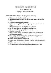 Nội dung ôn tập triết học | Đại học Kinh tế kỹ thuật công nghiệp