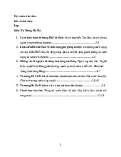 Cơ Sở, Luận Điểm và Đạo Đức Môn Tư tưởng Hồ Chí Minh | Trường Cao đẳng Công Nghệ Bách Khoa Hà Nội