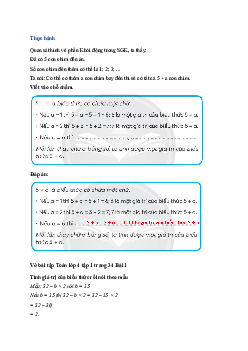Vở bài tập Toán lớp 4 trang 34 Bài 10: Biểu thức có chứa chữ Chân trời sáng tạo