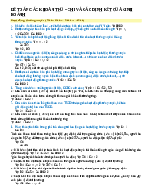 Kế toán các khoản thu chi -  chi và xác định kết quả doanh nghiệp | Kế toán hành chính sự nghiệp | Trường Đại học Công nghiệp TP.HCM