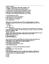 Trắc nghiệm chương 1 : Đo lường thu nhập quốc gia | Môn kinh tế vĩ mô