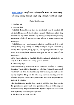 Soạn bài Củng cố, mở rộng trang 120 - Kết nối tri thức Ngữ văn lớp 10