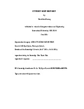 Bài báo cáo thực tập tại Công ty công nghệ Utech | Trường Đại học Quốc tế, Đại học Quốc gia Thành phố Hồ Chí Minh