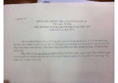 Đề thi cuối kỳ học phần Luật hôn nhân và gia đình năm 2024 - 2025 | Đại học Luật Thành phố Hồ Chí Minh