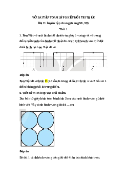 Giải VBT môn Toán 3 - Bài 22: Luyện tập chung | Kết nối tri thức