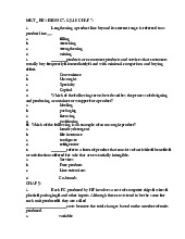 Đề cương môn Marketing căn bản –Trường Đại học Hoa Sen