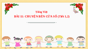 Giáo án điện tử Tiếng Việt 3 Tập 2 Bài 11 Kết nối tri thức: Chuyện bên của sổ - Đọc