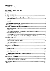 Bài giảng Môn Tội phạm học | Trường Đại học Luật Hà Nội