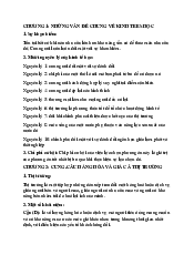 Lý thuyết Chương 1 môn Kinh tế vi mô | Trường Đại học Tài nguyên và Môi trường Hà Nội