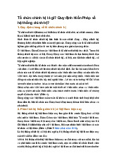 Tổ chức chính trị là gì? Quy định Hiến Pháp về hệ thống chính trị?