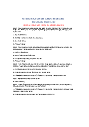 Đáp án bài tập trắc nghiệm chương 1: Nhập môn Chủ nghĩa xã hội khoa học học | Đại học Văn Lang