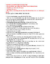 Ôn tập quản lý nhà nước về kinh tế | Trường Đại học Sư phạm Kỹ thuật Thành phố Hồ Chí Minh