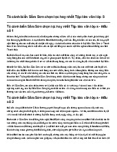 Tả cảnh biển Sầm Sơn chọn lọc hay nhất Tập làm văn lớp 5