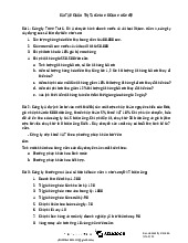 Bài Tập Quản Trị Tài Chính Doanh Nghiệp  | Học viện Nông nghiệp Việt Nam