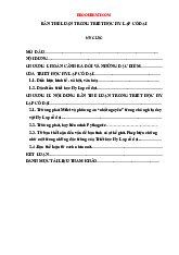 Tiểu luận về Bản Thể Luận trong Triết Học Hy Lạp Cổ Đại (TRIẾT HỌC)