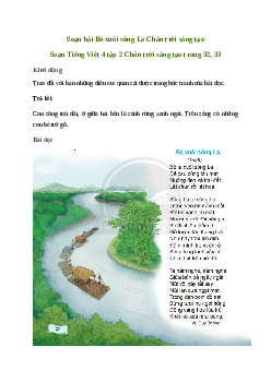 Soạn bài Đọc: Bè xuôi sông La - Tiếng Việt 4 Chân trời sáng tạo