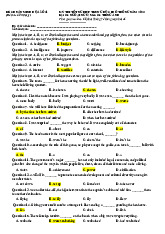 Đề chuẩn minh họa số 31 Kỳ thi tốt nghiệp THPT Quốc gia môn Tiếng Anh 2023 - Tài liệu Tiếng Anh THPT