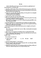 Kiểm tra Đề số 9 - Kinh tế vĩ mô: Đáp án và Phân tích Lý thuyết | Trường Đại học Thương Mại