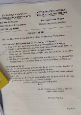 Đề thi cuối HKI học phần Luật tố tụng hình sự năm 2024 - 2025 | Đại học Luật Thành phố Hồ Chí Minh