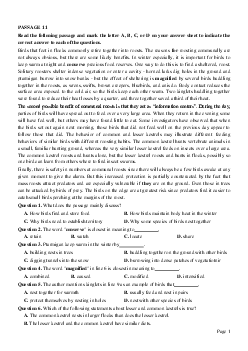 PASSAGE 11_Theme 1. Environment and Nature (Môi trường và thế giới tự nhiên)