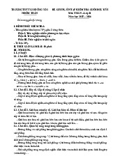 Đề cương cuối học kỳ 1 Toán 11 năm 2025 – 2026 trường THPT Sơn Động 3 – Bắc Ninh