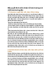 Mẫu quyết định miễn nhiệm kế toán trưởng mới nhất kèm hướng dẫn