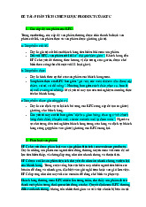 Nội dung chiến lược Promote | Nguyên Lý Marketing | Đại học Tôn Đức Thắng