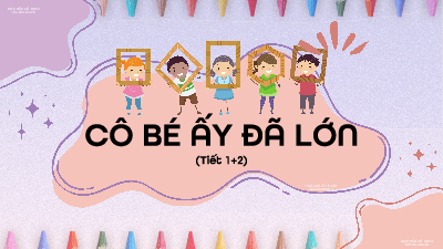 Giáo án điện tử Tiếng Việt 4 Tuần 3 Cánh diều: Cô bé ấy đã lớn