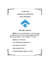 ĐỀ BÀI: Khi nói về xuất khẩu tư bản, V.I.Lê Nin cho rằng: "Xuất khẩu tư bản là sự ăn bám, bóc lột bình phương của CNTB". Phân tích quan điểm đó và rút ra ý nghĩa đối với Việt Nam - Bài kiểm tra Kinh tế chính trị | Trường Đại Học Ngoại Ngữ, Đại học Huế