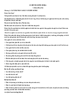 LÍ THUYẾT KINH TẾ HỌC | Kinh Tế học đại cương | Đại học Khoa học Xã hội và Nhân văn, Đại học Quốc gia Thành phố HCM