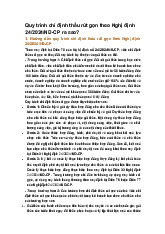 Quy trình chỉ định thầu rút gọn theo Nghị định 24/2024/NĐ-CP ra sao?