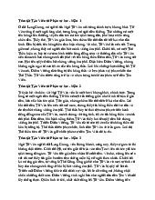 Tóm tắt truyện Chuyện chức phán sự đền Tản Viên | Văn mẫu 12 Chân trời sáng tạo