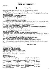 Modal Verbs Modal Perfect 1 - Business English | Trường Đại học Ngoại ngữ, Đại học Đà Nẵng