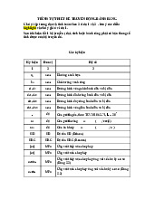 Thiết kế bộ truyền bánh răng và các thông số kỹ thuật | Môn Nguyên lý - chi tiết máy - Đại học Sư phạm Kỹ thuật Thành phố Hồ Chí Minh