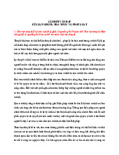 20 câu hỏi vấn đáp. Trường Đại học Kinh tế – Luật, Đại học Quốc gia Thành phố Hồ Chí Minh