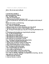 Trắc nghiệm nguyên lý marketing | Nguyên Lý Marketing | Đại học Tôn Đức Thắng