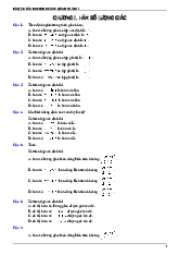 Bài tập trắc nghiệm Toán 11 - 64 câu trắc nghiệm hàm số lượng giác