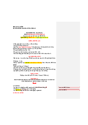 Mẫu Kiểm Tra – Đánh Giá Môn Thị Trường Chứng Khoán | Học Viện Ngân Hàng