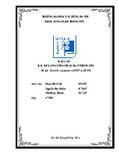 Bài tập lớn đề tài: Tìm hiểu về giao thức HTTP và HTTPS | Môn An toàn bảo mật thông tin - Đại học Xây Dựng Hà Nội