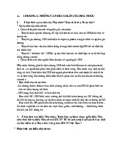Câu hỏi ôn tập Chương 1 Nhà nước và Chức năng | Môn Pháp luật đại cương - Đại học Mỏ – Địa chất