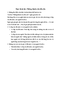 Soạn bài Thực hành đọc: Những khuôn cửa dấu yêu - Kết nối tri thức Văn 7