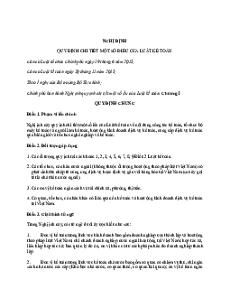 Nghị định  Quy định chi tiết một số điều của luật kế toán