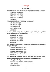 Trắc nghiệm chương 3 Lịch sử Đảng có đáp án | Đại học Nội Vụ Hà Nội