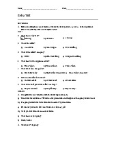 Entry Test - Business English (Listening, Reading, Language and Speaking) | Trường Đại học Ngoại ngữ, Đại học Đà Nẵng