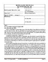 Bài thi Triết học Mác - Lênin - Mã đề 27 | Đại học Thương Mại