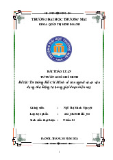 Tư tưởng Hồ Chí Minh về Con Người và Vận Dụng của Đảng | Bài thảo luận tư tưởng Hồ Chí Minh