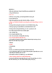 Bài tập trắc nghiệm các chương - Kinh tế chính trị Mác - Lênin | Trường Đại học Mở Thành phố Hồ Chí Minh